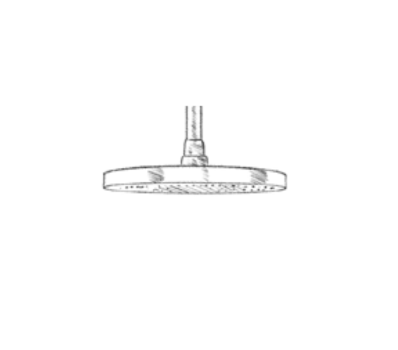 MURO TUA Głowica prysznicowa 300 mm Chrom M1.BA2.G.CR