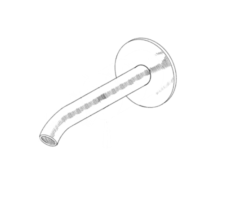 MURO TUA Wylewka wannowa chromowana M1.CA3.W.15.CR