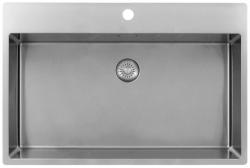 Pure.Sink Exclusivo Duża umywalka ze stali nierdzewnej 75 x 40 cm Tapwing z otworem na baterię PEX7540T-02