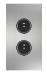 Indux Corner Słup energetyczny z 2 gniazdkami Penaarde RVS 1208972277