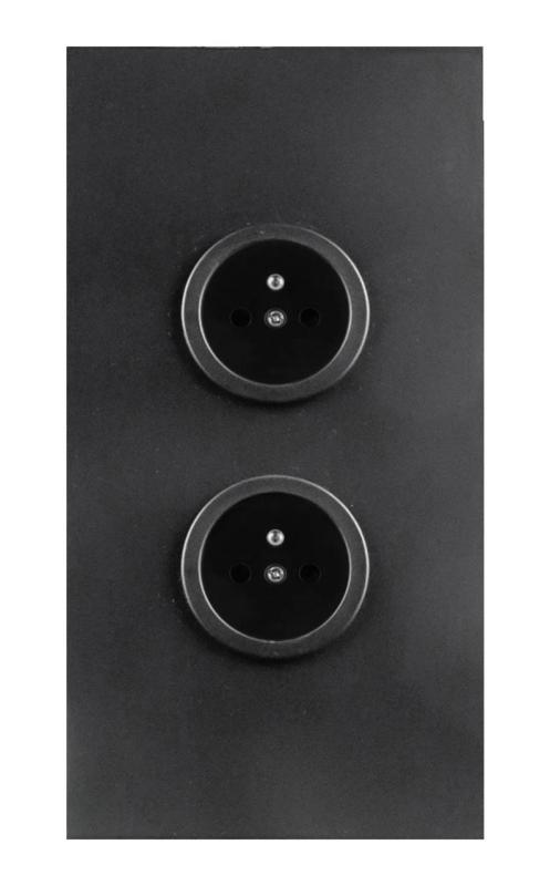 Indux Corner Słup energetyczny z 2 gniazdkami Penaarde Czarny 1208972278