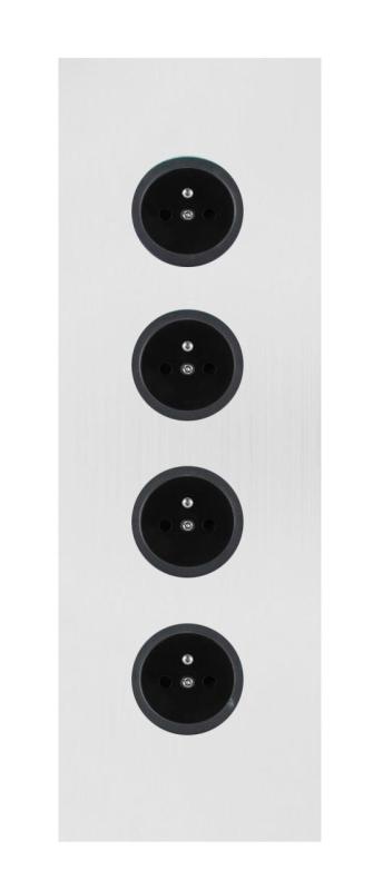 Indux Corner Listwa zasilająca z 4 gniazdkami Penaarde Biały 1208972306