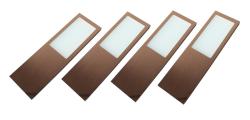 Indux Solin Zestaw oświetlenia kuchennego Multi Tone LED, 4 reflektory punktowe x 3,6 W, miedź 1208972350