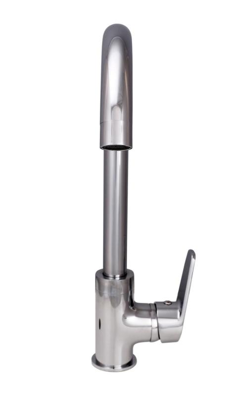 Aquanello Casa Chromowana bateria kuchenna z jednym uchwytem CR-1201-CS