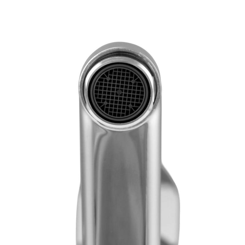 Aquanello Casa Jednouchwytowa bateria kuchenna chromowana z wylewką 15 cm CR-1415-CS