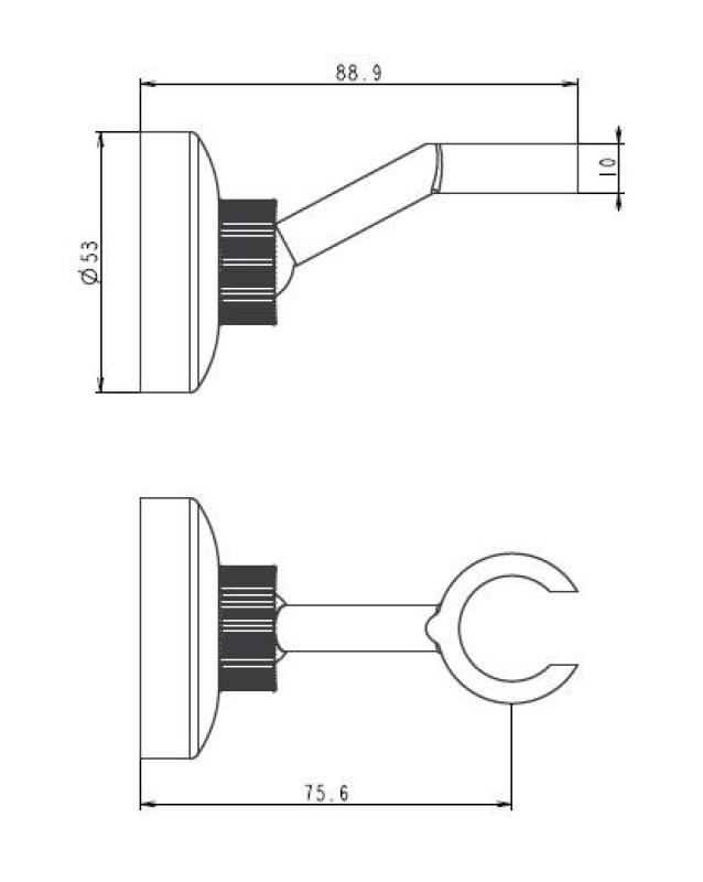 Aquanello Heritage Collection Klasyczny uchwyt na słuchawkę prysznicową Brąz BN-9003-HC