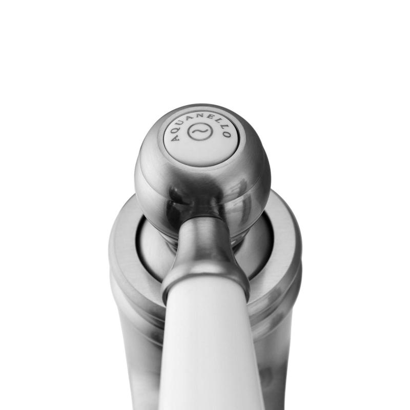 Aquanello Heritage Manor Klasyczna, nostalgiczna bateria umywalkowa ze stali nierdzewnej NB-1001-HM