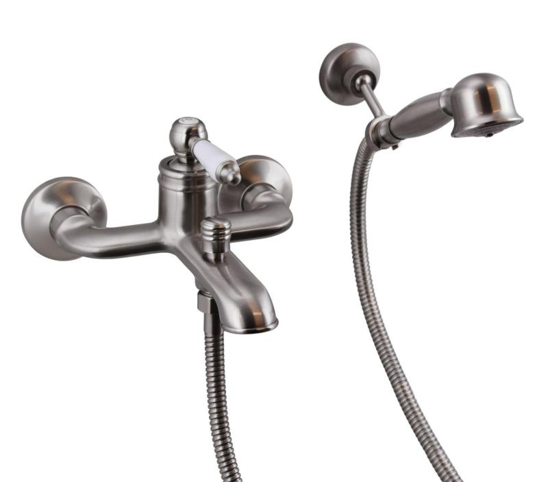 Aquanello Heritage Manor Klasyczna bateria wannowa ze stali nierdzewnej NB-3001-HM