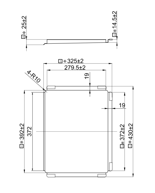 Pure.Sink Exclusivo przenośna tacka ociekowa o wymiarach 440 x 335 mm do zlewu PEXTRAY-02
