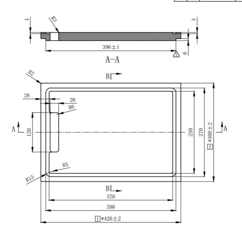 Pure.Sink Exclusivo Drewniana deska do krojenia Bamboo 42 x 30 cm do zlewu PEXCB40-24
